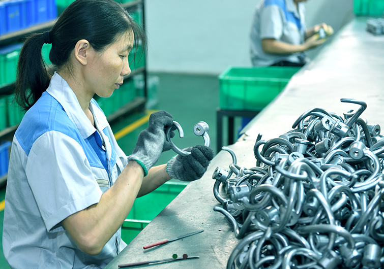 Visual check 100% during production, all the quality control would follow our SIP document which would be finished before mass production to reduce any flaws and keep steady quality level